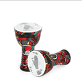 Percussion Plus 8" Pre-tuned Slap Djembe Drum - Carnival Design