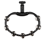 Meinl TMT2BK Mountable ABS Tambourine - Nickel Plated Steel Jingles