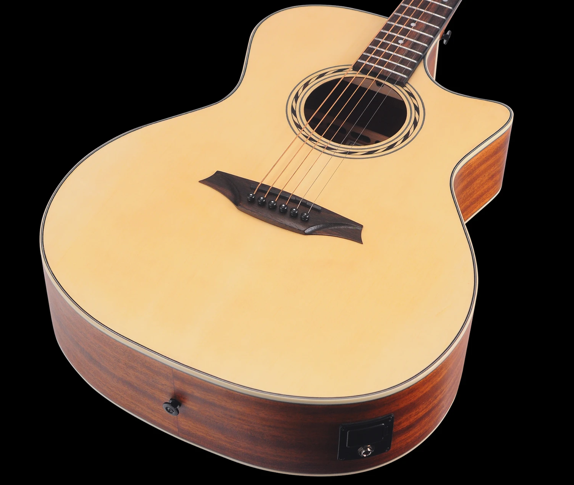 Bromo BAA2CE Auditorium Electro Acoustic Guitar