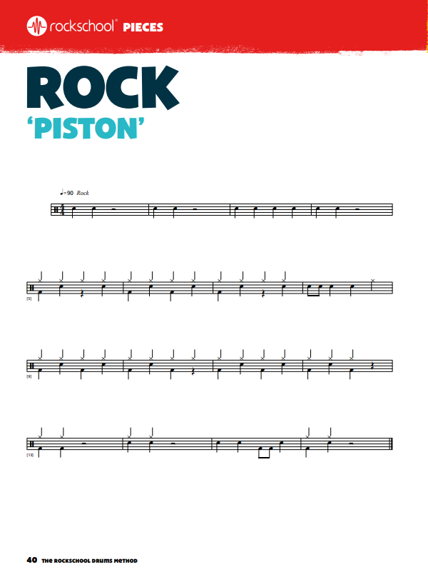 The Rockschool drums method - RSK200135