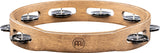Meinl TA1WB Single Row Wooden Tambourine Stainless Steel Jingles - Walnut Brown
