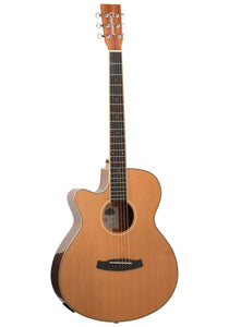 Tanglewood Winterleaf TW4CE-NA-LH Solid Top Left Handed Folk Electric Acoustic