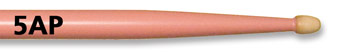 Vic Firth 5AP Pink Wooden Tip Drumsticks  - Hickory