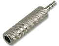 6.35mm (1/4") Socket - 3.5mm Plug - Stereo