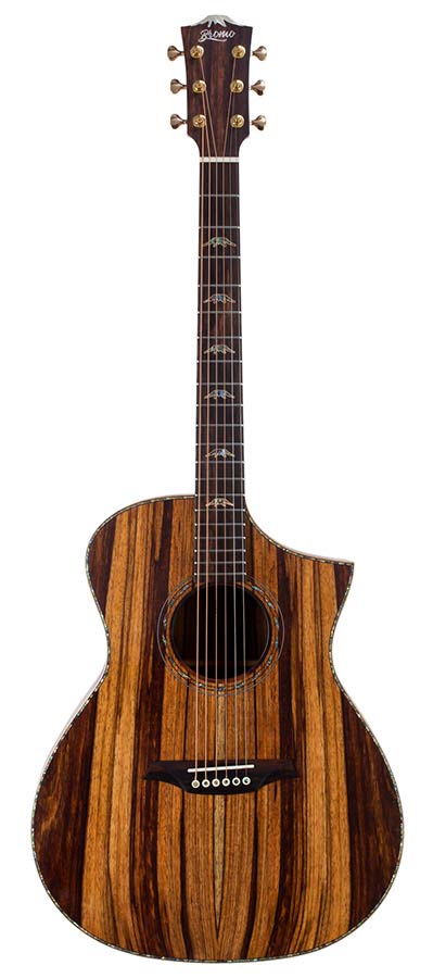 Bromo BAR4GCE All Solid Mango Hillside Auditorium Electro Acoustic Guitar