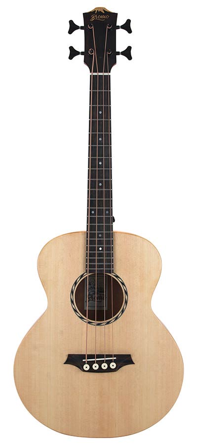 Bromo BAT8E Solid Top Mini Jumbo Electro Acoustic Bass Guitar