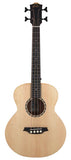Bromo BAT8E Solid Top Mini Jumbo Electro Acoustic Bass Guitar