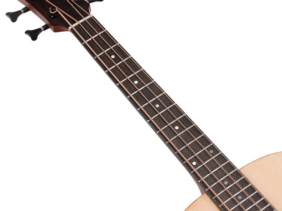 Bromo BAT8E Solid Top Mini Jumbo Electro Acoustic Bass Guitar