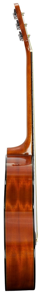 Brunswick (BFL200BK) Left Handed Grand Auditorium Acoustic Guitar - Black Gloss Top, Natural Gloss Back & Sides