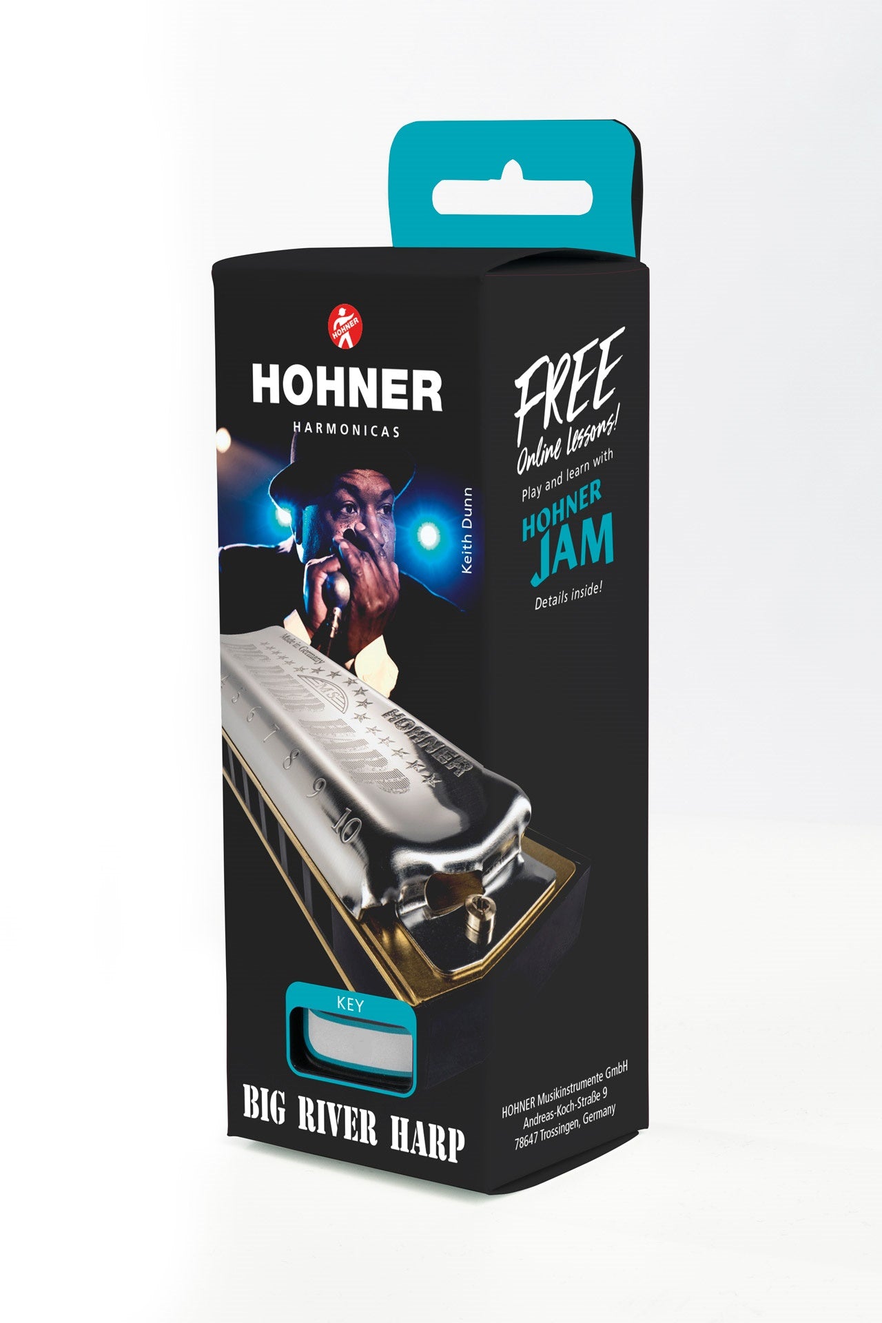 Hohner Big River Harp / Harmonica - Key Bb