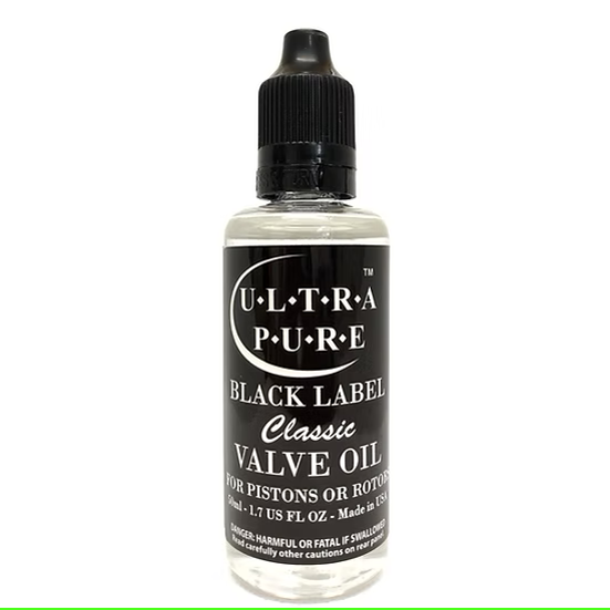 Ultra Pure Black Label Classic Valve Oil - 50ml