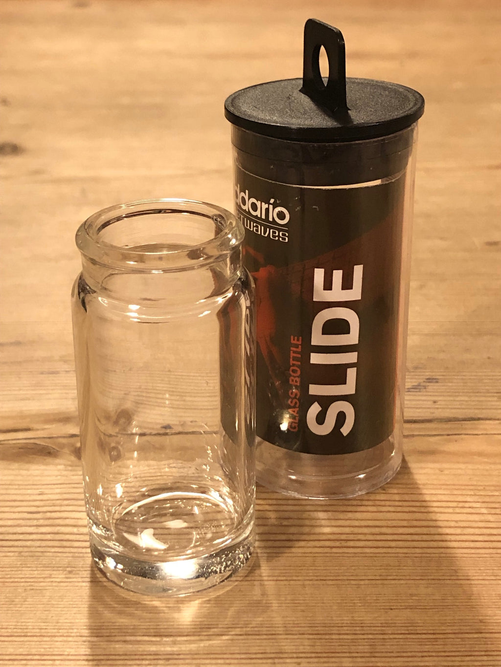 D'Addario PWGS-B Glass Medicine Bottle Guitar Slide