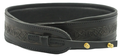 LG Celtic Embossed Leather Banjo Cradle Strap - Black
