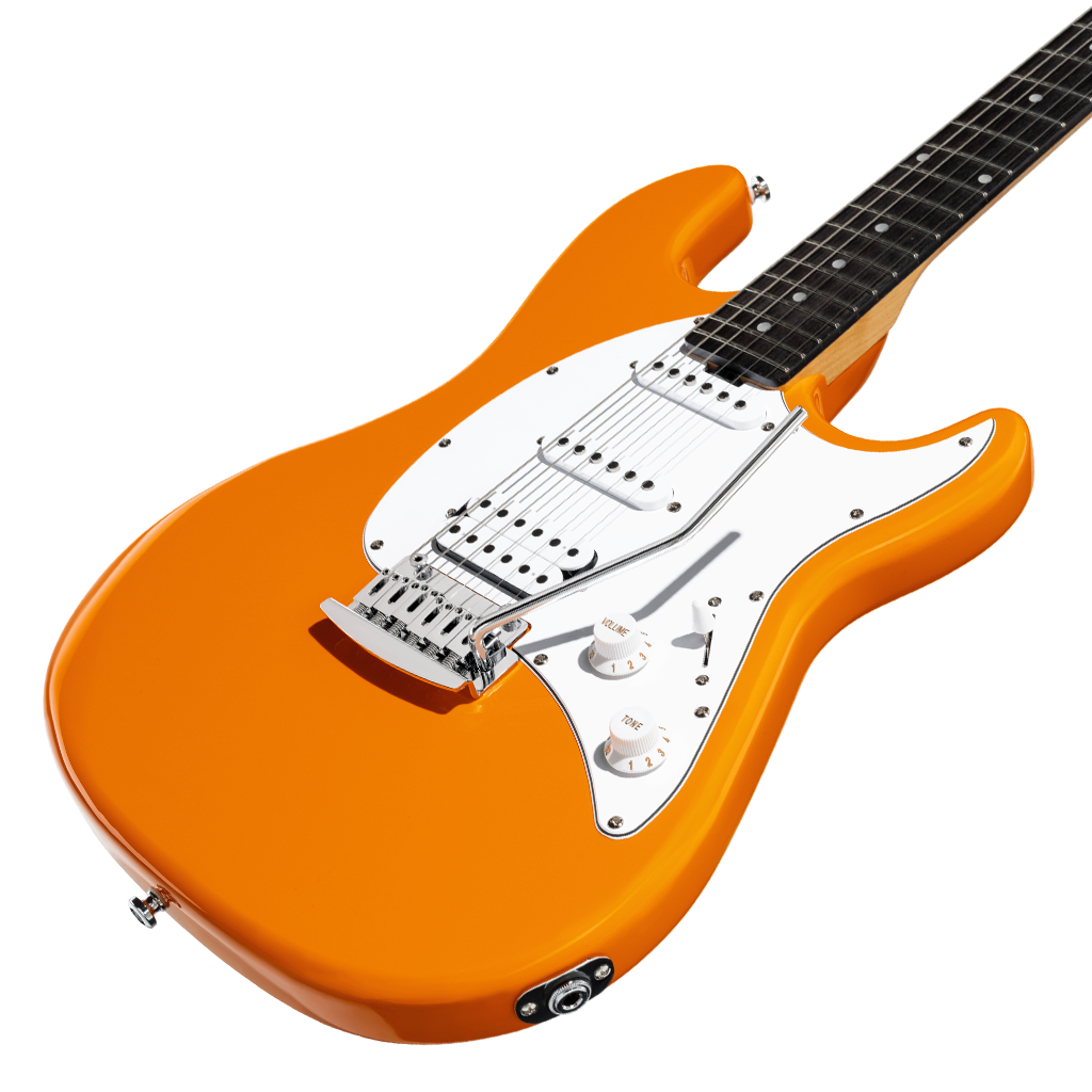 Sterling By Music Man Intro Series CT20HSS Cutlass Electric Guitar -  Sunset Orange