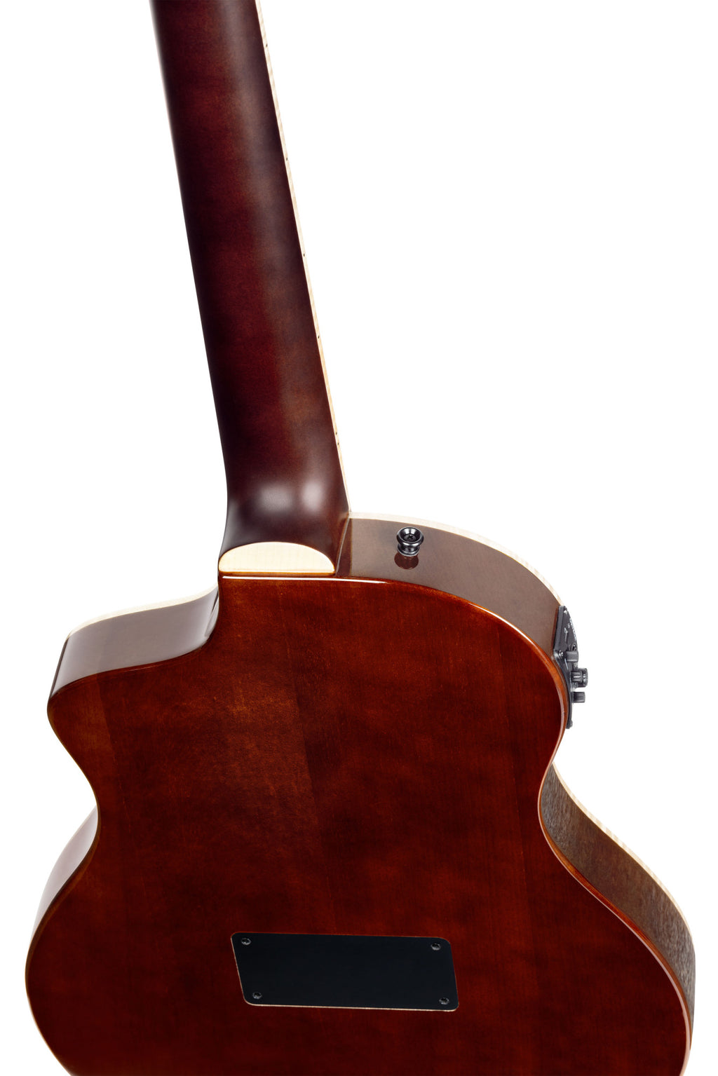 Ortega RTPDLX-ACA TourPlayer Electro Acoustic Thinline Classical Guitar - Acacia Burst