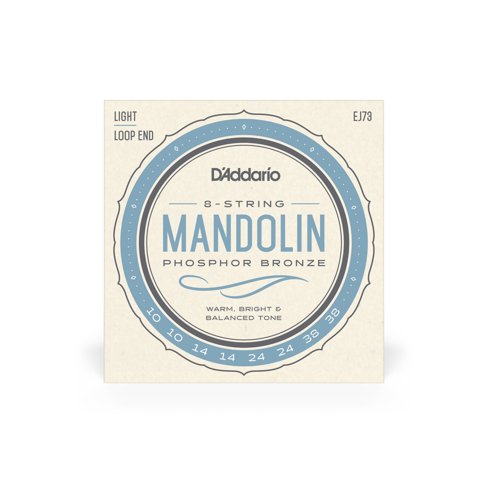 D'Addario EJ73 Light Phosphor Bronze Mandolin String Set