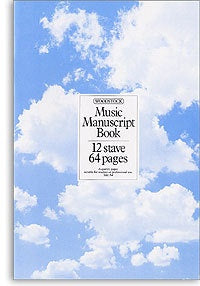 Woodstock Music Manuscript Paper: 12 Stave - 64 pages