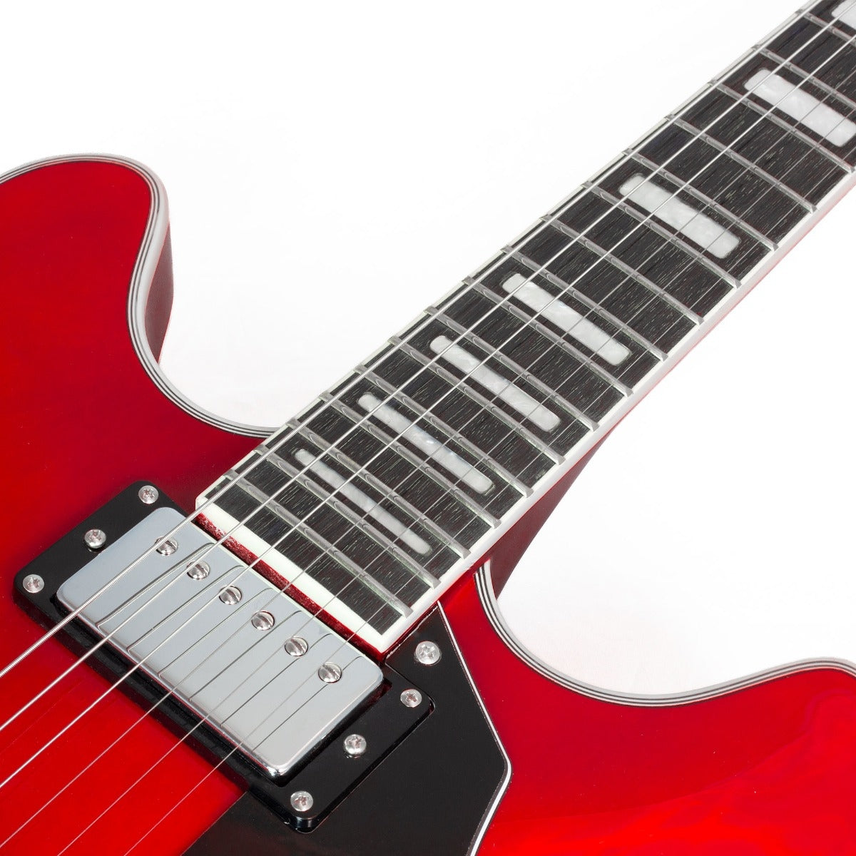 Gould GE50CHR Union Semi-Hollow Electric Guitar - Cherry Red