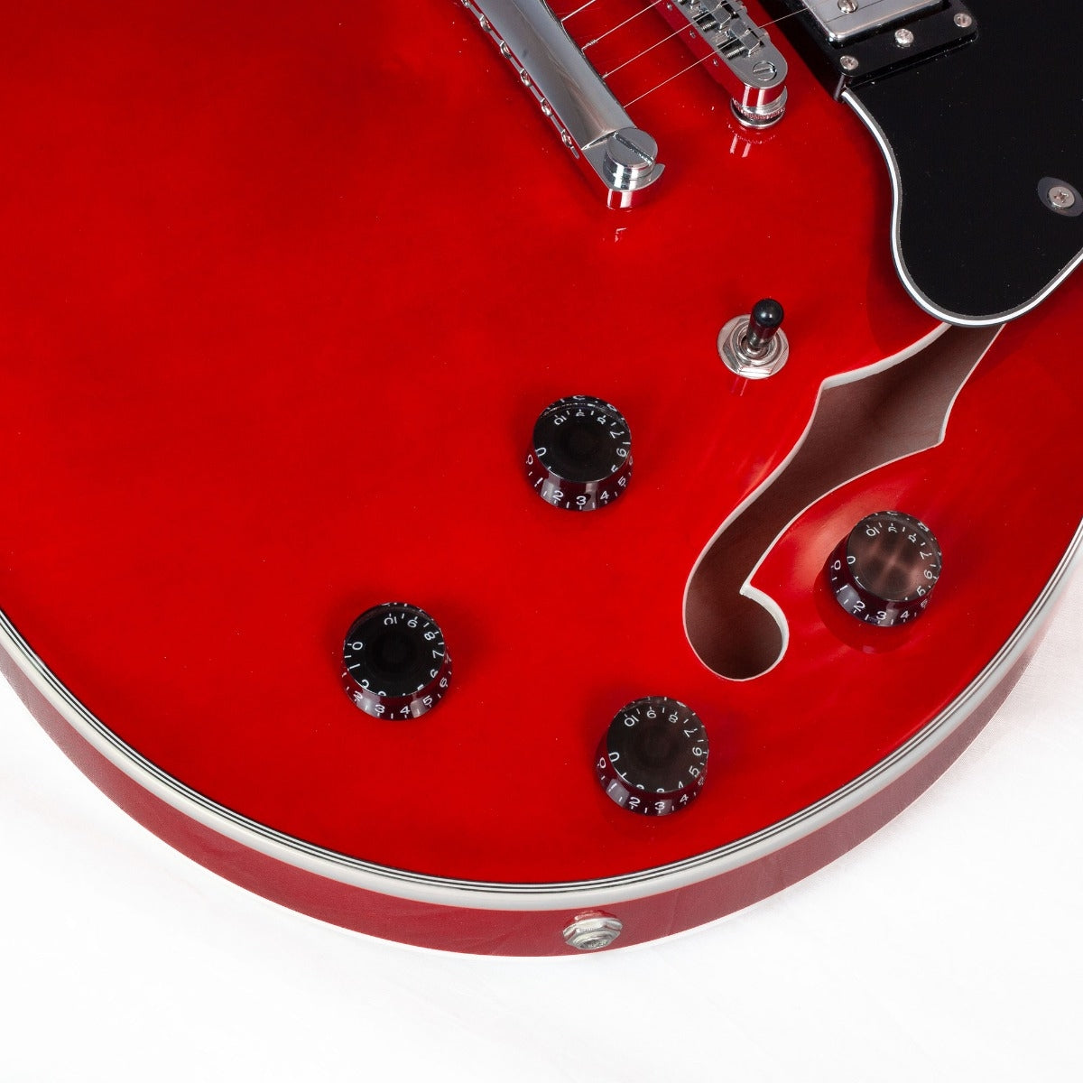 Gould GE50CHR Union Semi-Hollow Electric Guitar - Cherry Red