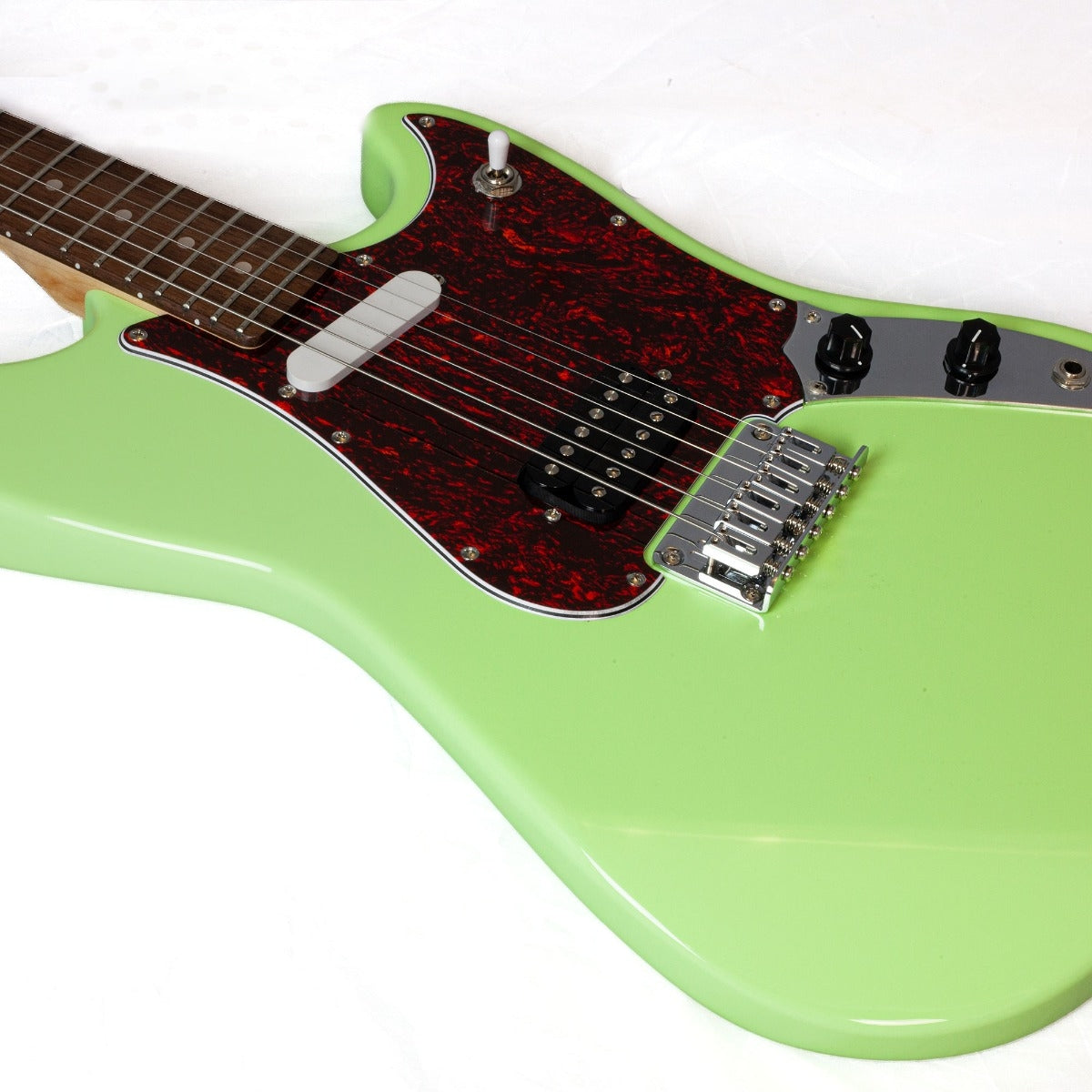 Gould GE60CGR Rebel Short Scale Electric Guitar - Cool Green