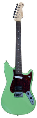 Gould GE60CGR Rebel Short Scale Electric Guitar - Cool Green