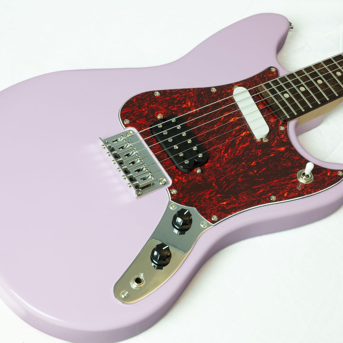Gould GE60LIL Rebel Short Scale Electric Guitar - Lilac