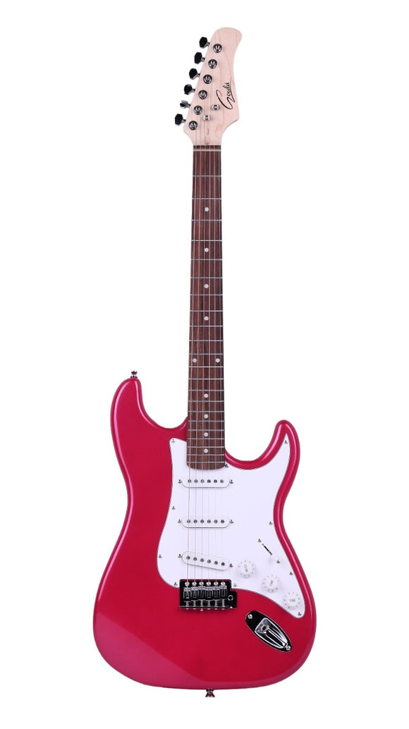 Gould Santa Fe ST Style Electric Guitar - Metallic Raspberry Pink