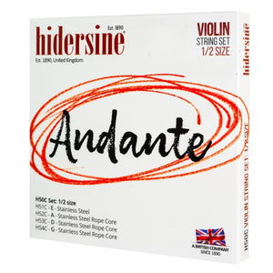 Hidersine Andante (H50C) 1/2 Violin String Set