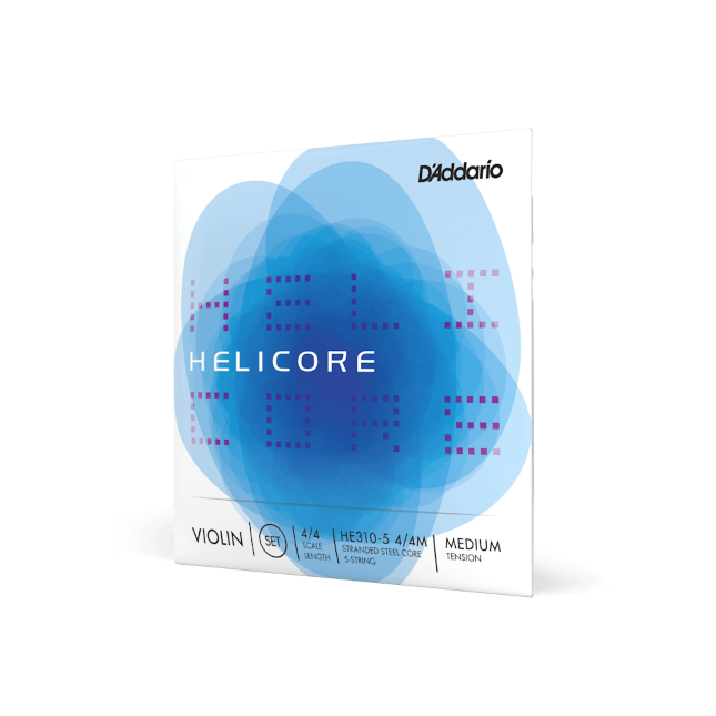 D'Addario Helicore Violin String Set - Medium Tension