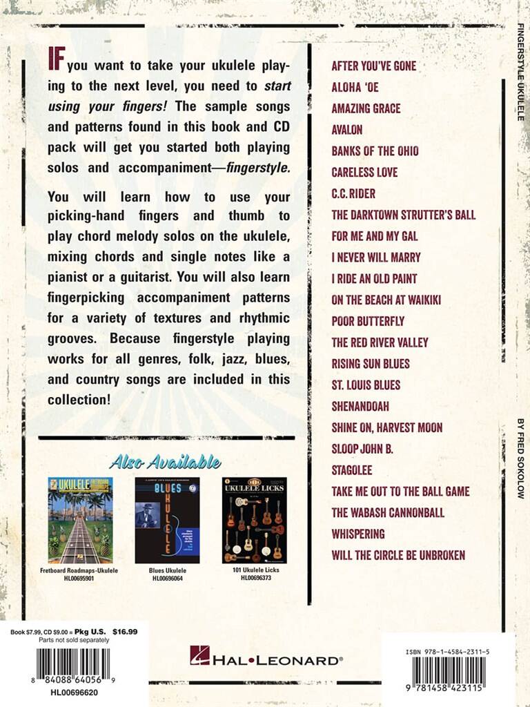 Fingerstyle Ukulele By Fred Sokolow