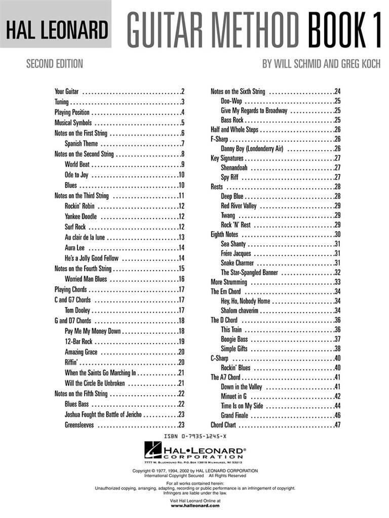 Hal Leonard Guitar Method: Book 1