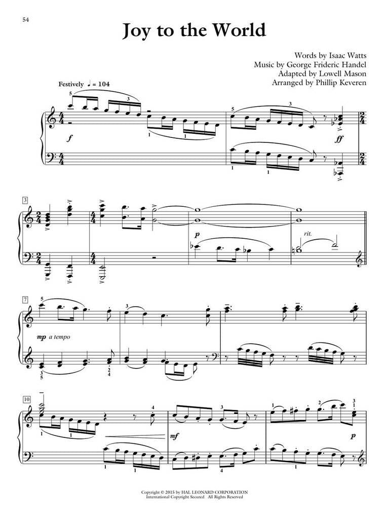 Phillip Keveren: The Essential Christmas Carol Anthology - Piano Solo