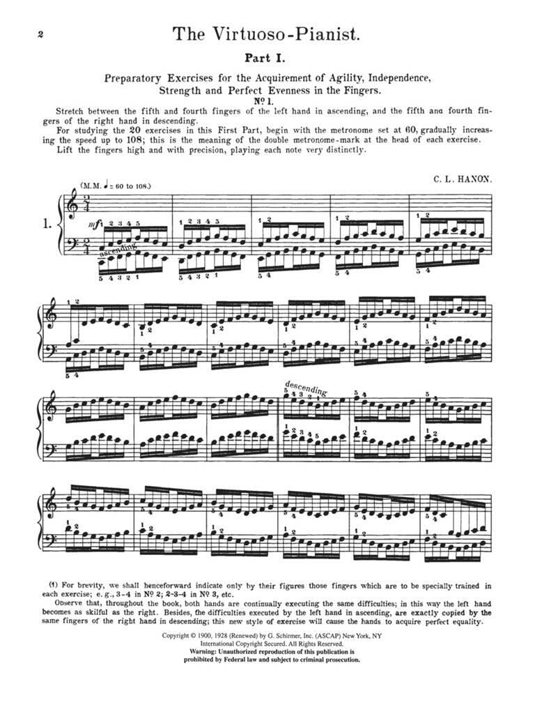 Hanon The Virtuoso Pianist - Complete Edition