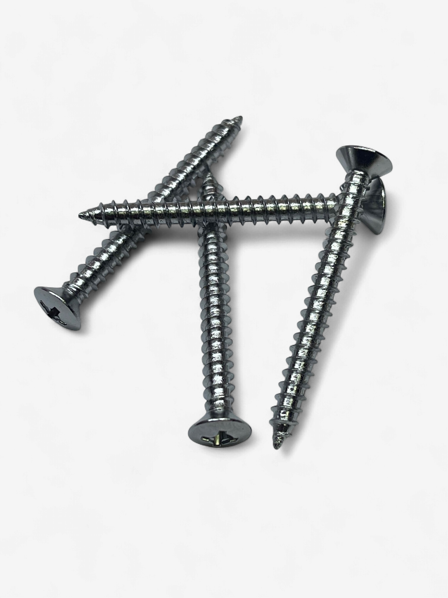 Nickel Neck Mount Screws - Pack of 4