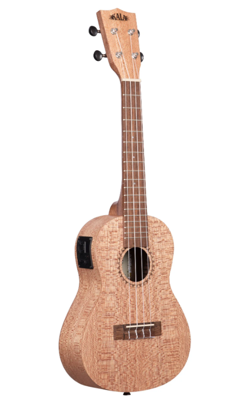 Kala KA-20CE Burled Meranti Electro Acoustic Concert Ukulele