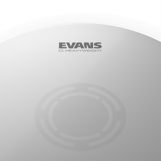 Evans Heavyweight 14" Coated Drum Head / Skin - 2 Ply + Dot