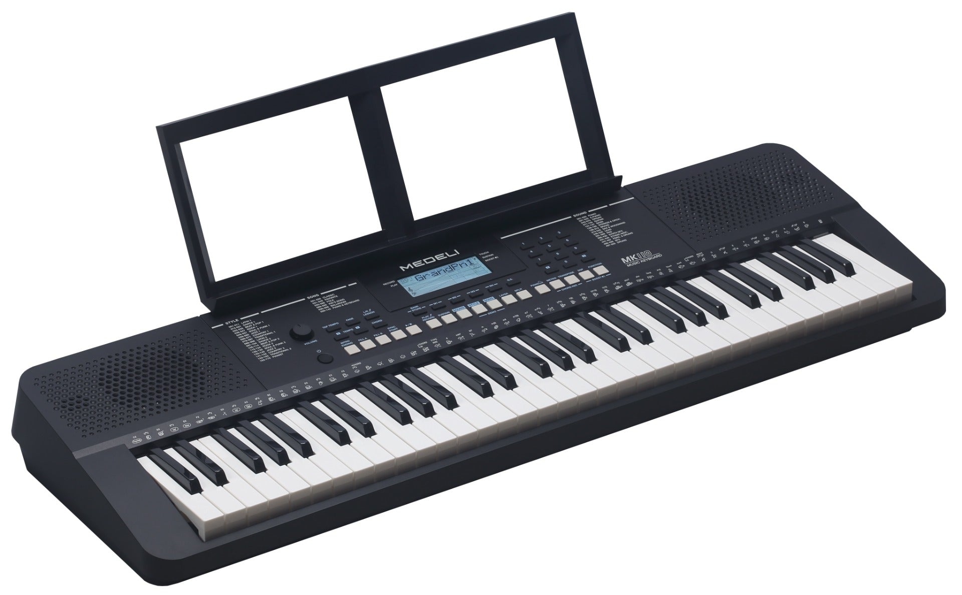 Medeli MK110BK Millenium Series 61 Key Keyboard