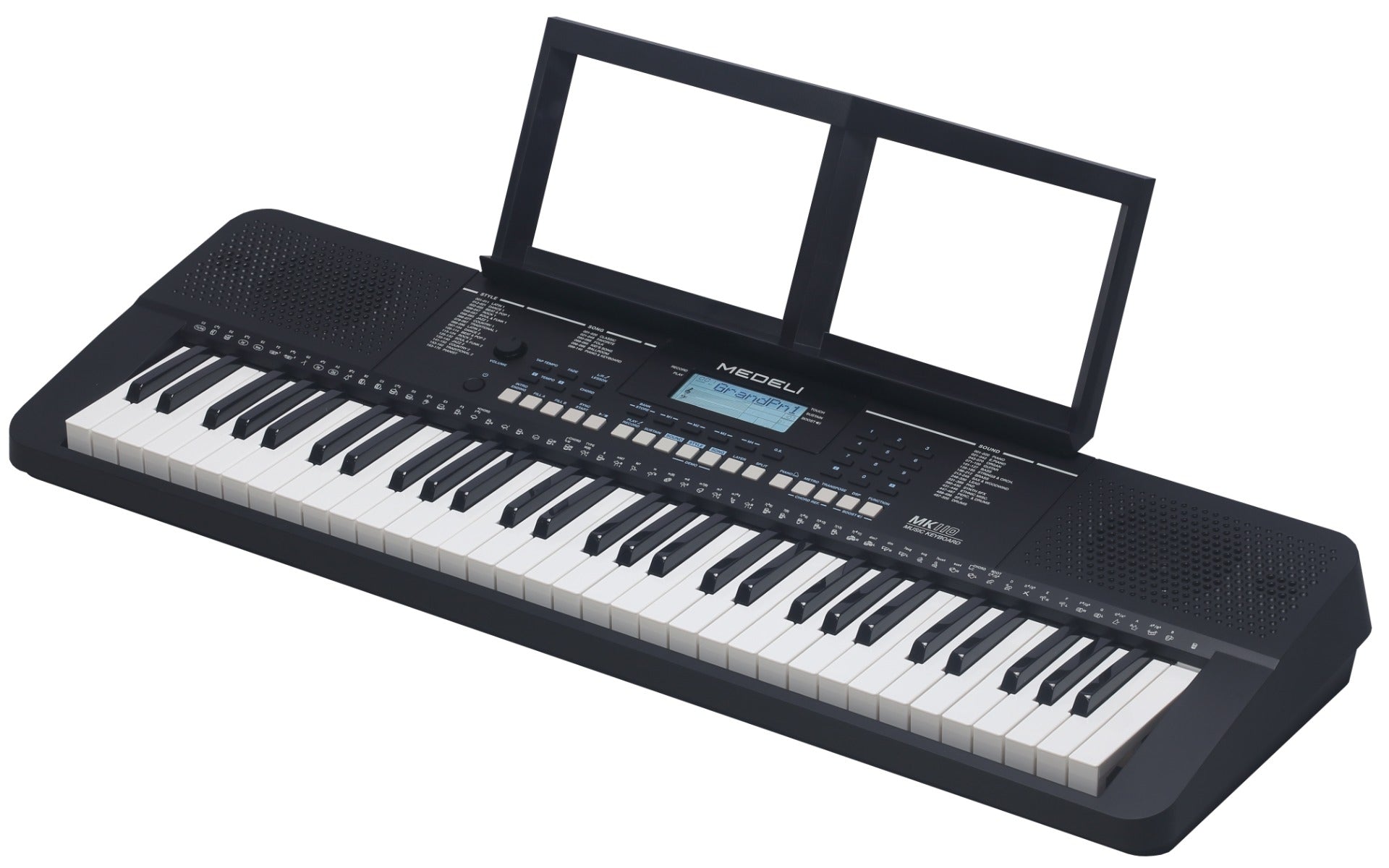 Medeli MK110BK Millenium Series 61 Key Keyboard