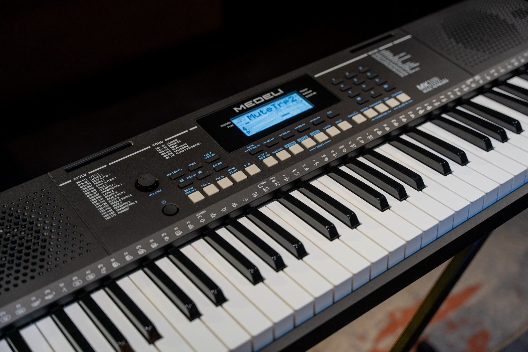 Medeli MK110BK Millenium Series 61 Key Keyboard
