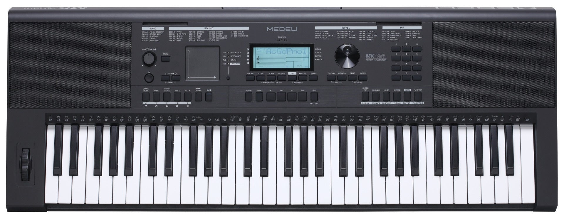 Medeli MK401 Millenium Series 61 Key Keyoboard