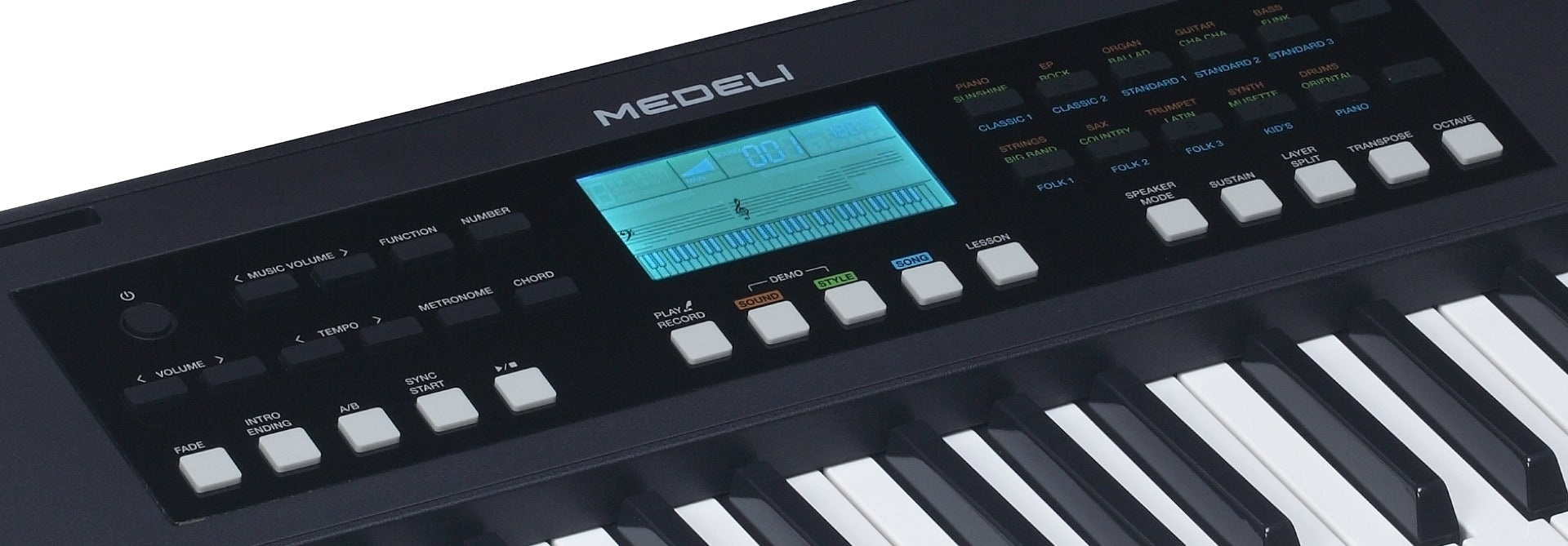 Medeli MK61 Nebula 61 Key Keyboard