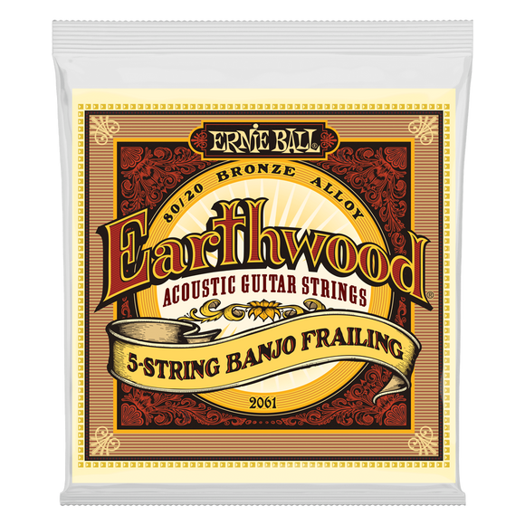 Ernie Ball Earthwood 80/20 Bronze 5 String / Frailing Banjo Strings