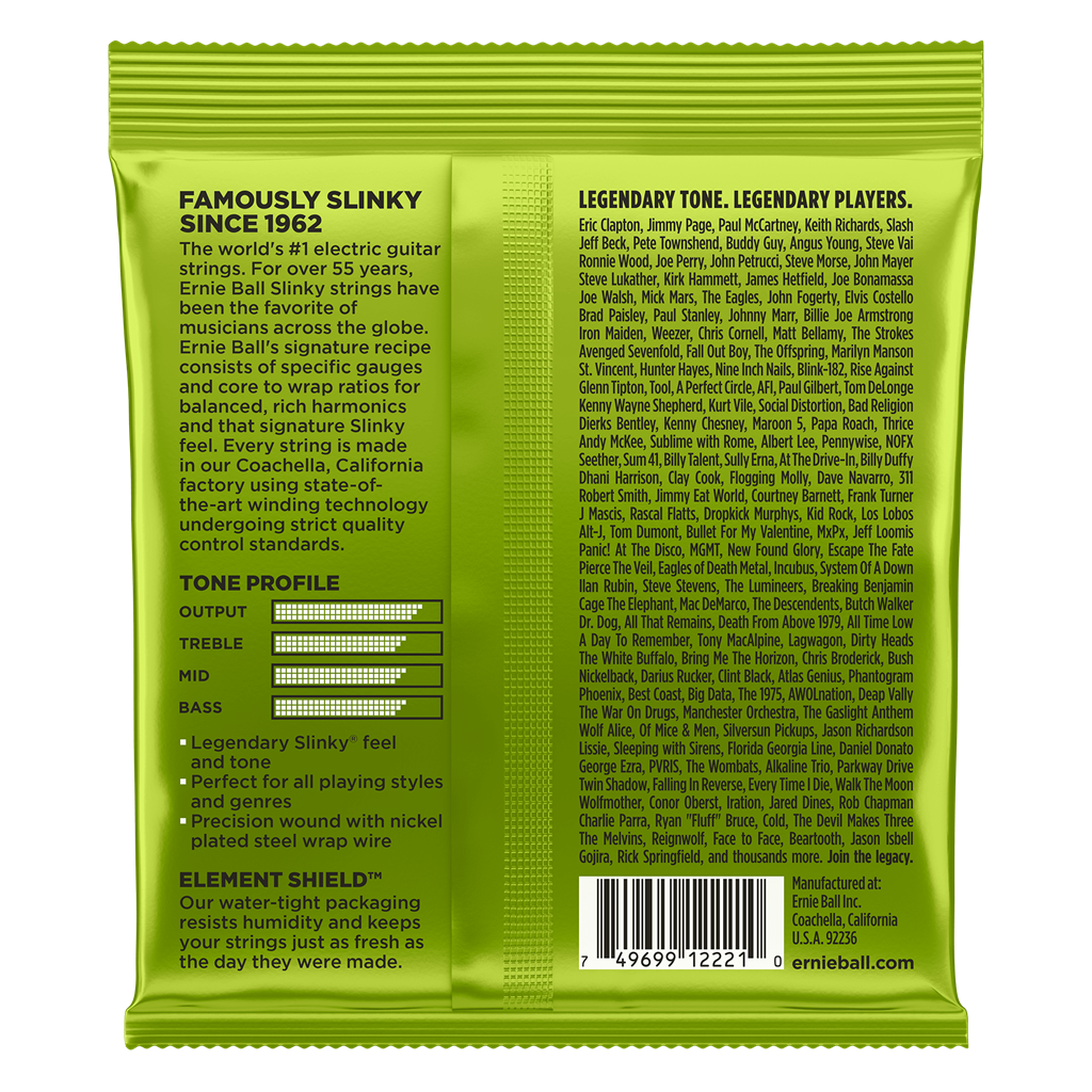 Ernie Ball Regular Slinky 10 - 46 Electric Guitar Strings