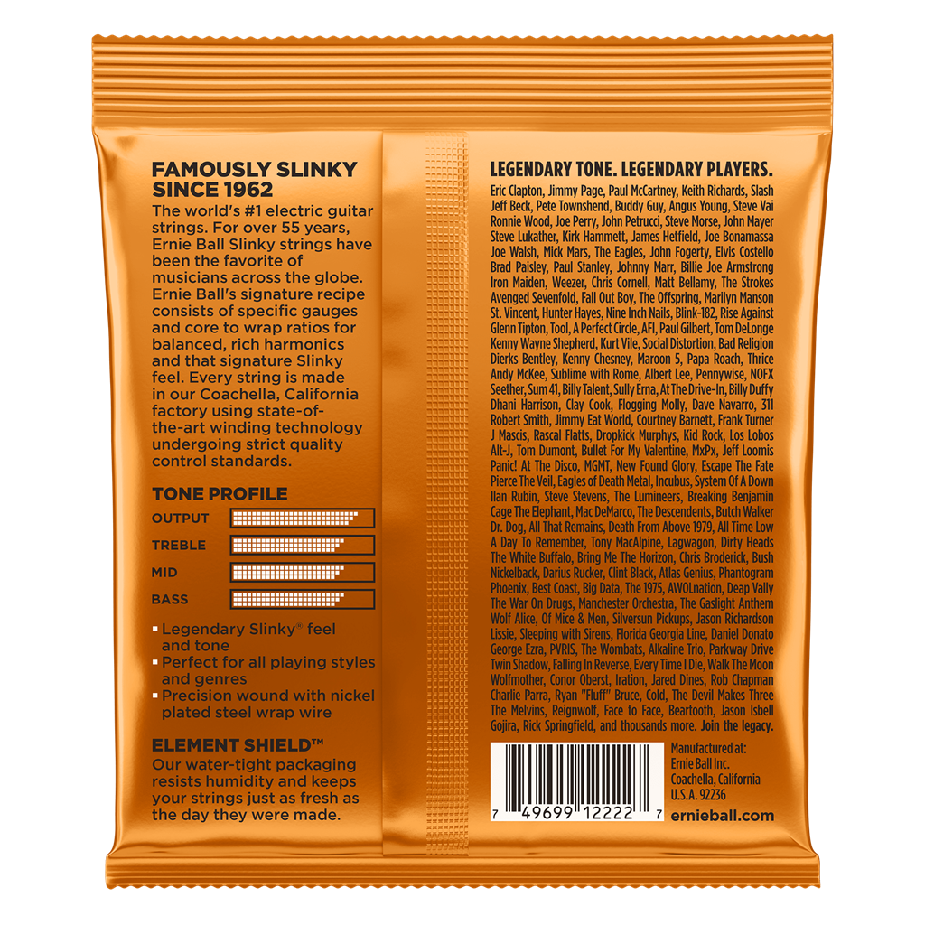 Ernie Ball Hybrid Slinky 9 - 46 Electric Guitar Strings