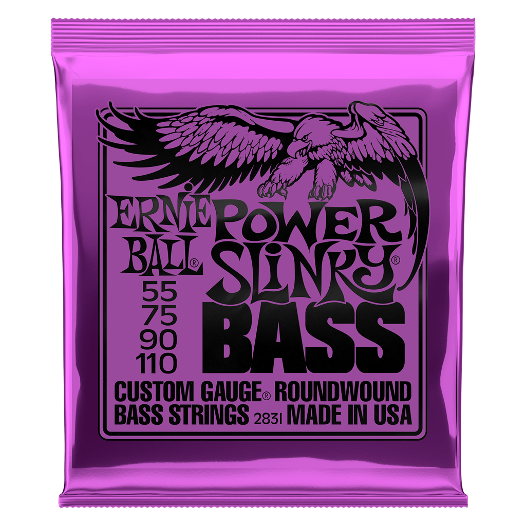 Ernie Ball Power Slinky Bass Guitar Strings 55 - 110