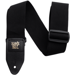 Ernie Ball PolyPro Black Guitar Strap