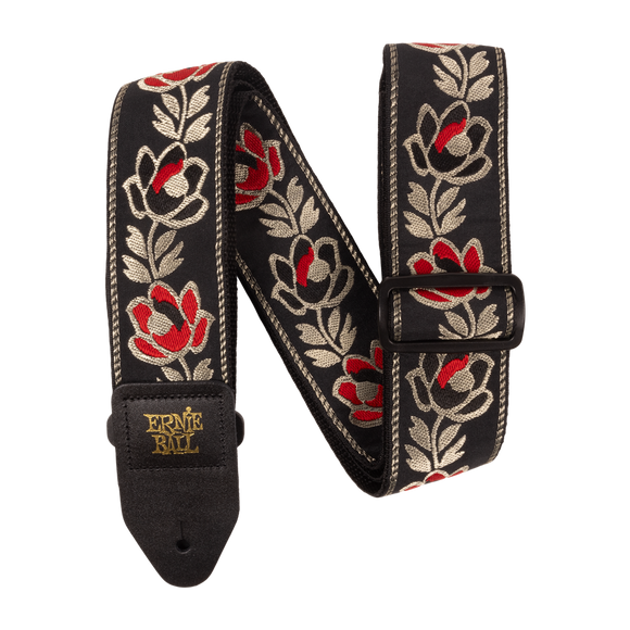 Ernie Ball Noble Rose Jacquard Guitar Strap