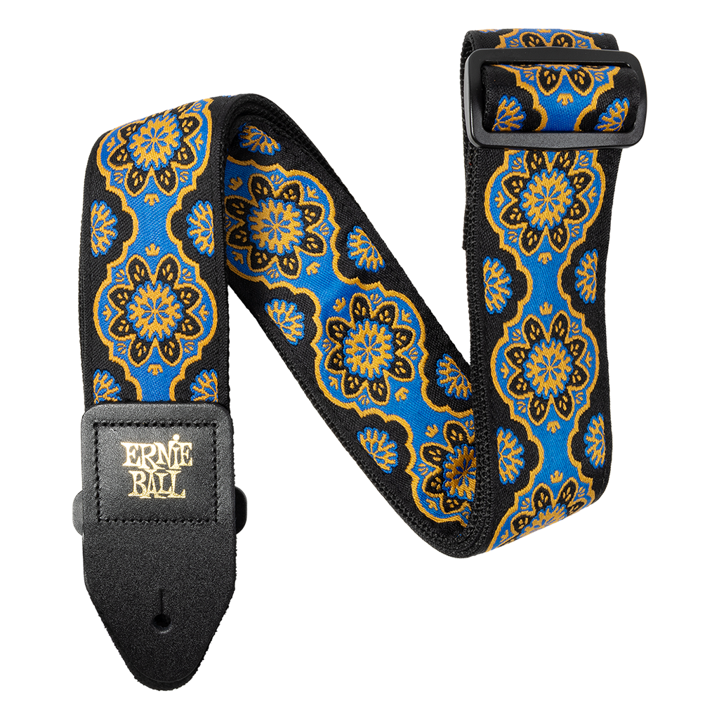 Ernie Ball Kaleidoscope Blue Classic Jacquard Guitar Strap