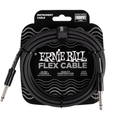 Ernie Ball Flex 10ft / 3m Black Straight Jack - Straight Jack Cable