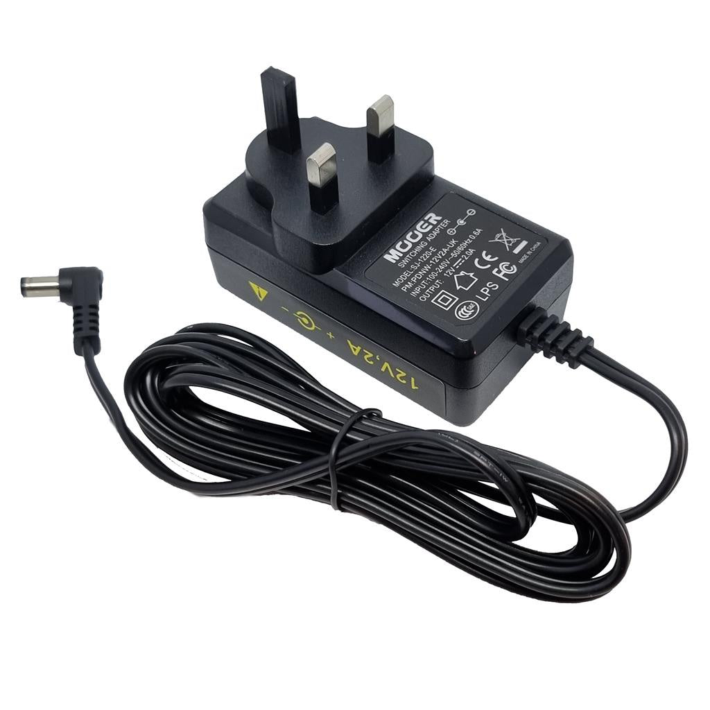 Mooer PDNW12V2AUK 12v Pedal Power Supply - Standard / Wall Version